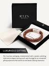 Double Brown Braided Leather Bracelet