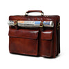 Tuscany Italian Leather Briefcase, Tan