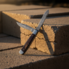 Damascus Dual-Blade Folding Knife - TF-079