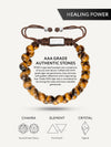 Tigers Eye Beaded Bracelet - Morocco