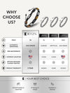 Triple Protection Beaded Bracelet - Havana