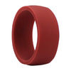 Men's Wide Flat Silica Gel Personalized Silicone Rings