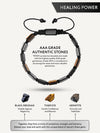 Triple Protection Beaded Bracelet - Havana