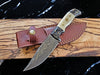 Damascus Steel Hunting Knife By Titan TD-170