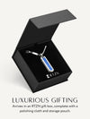 Lapis Lazuli Column Pendant Necklace