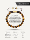Tigers Eye Beaded Bracelet - Mykonos