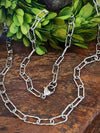 STATEMENT PAPERCLIP NECKLACE