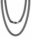 Black Cuban Link Chain (5mm)