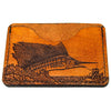 Handcrafted Leather Slim Card Holder Wallet  - Sailfish Story