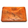 Handcrafted Leather Slim Card Holder Wallet  - Tuna Run