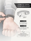 7mm Black Braided Leather Bracelet