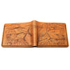 Handcrafted Permits Leather Bill Fold Wallet - Made to Order in USA