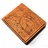 Handcrafted Permits Leather Bill Fold Wallet - Made to Order in USA