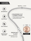 Silver Cuban Link Chain (3.5mm)