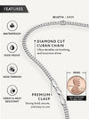 Silver Cuban Link Chain (5mm)
