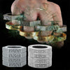 HARD SELF DEFENSE RING Men's Round Finger Hexagonal Ring Emergency Window Breaker Guard Ring