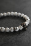 Until Death Storm Cloud Bead Bracelet