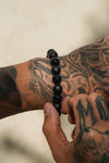 Black Pearl Monarch GOLD Ed. Gemstone Bracelet