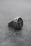 Risen Savior Ring- Silver