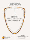 Tiger Eye Beaded Necklace