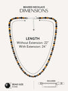 Triple Protection Beaded Necklace