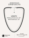 Black Onyx Beaded Necklace