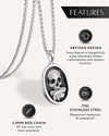 Memento Mori Pendant Necklace