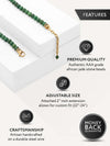 Green Jade Beaded Necklace