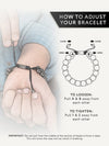 Black Onyx Beaded Bracelet - Morocco