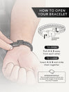 Black Braided Leather & Black Onyx Bead Bracelet