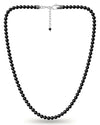 Black Obsidian Beaded Necklace