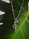 MUSICAL NOTE NECKLACE