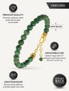 Jade Beaded Bracelet - Chain Fit