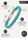 Turquoise Beaded Bracelet - Havana