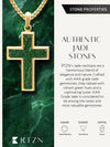 Jade Cross Pendant Necklace