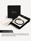 Black Onyx Beaded Bracelet - Chain Fit