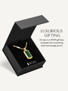 Jade Dog Tag Pendant Necklace