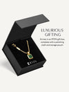 Square Jade Pendant Necklace