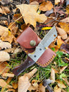 Damascus Steel Handmade Folding Knife Wolf Engraved TF-083 Limited Run