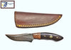 Damascus Skinning Knife by Titan TD-171