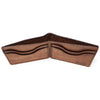 Handcrafted Whitetail Glance Leather Bill Fold Wallet - Made to Order in USA