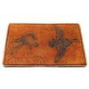 Handcrafted Leather Original Mens Wallet -  Duck Hunt