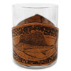 Handcrafted Leather Wrapped Whiskey Glass | Sailfish Rocks Glass