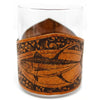 Handcrafted Leather Wrapped Whiskey Glass | Tuna Rocks Glass