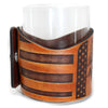 Handcrafted Leather Wrapped Whiskey Glass | IGWT Eagle Rocks Glass