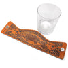 Handcrafted Leather Wrapped Whiskey Glass| SC Style Redfish Rocks Glass