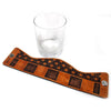 Handcrafted Leather Wrapped Whiskey Glass | Stars and Stripes Vertical Rocks Glass