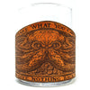 Handcrafted Leather Wrapped Whiskey Glass | Pirate Toast - Octopus