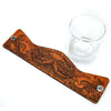 Handcrafted Leather Wrapped Whiskey Glass | Pirate Toast - Octopus
