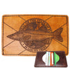 Handcrafted Leather Original Mens Wallet -  FL Flag Snook